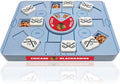 Pets First NHL Chicago Blackhawks Large Puzzle Toy, New Size, Interactive Dog Treat & Slow Feeding Toy