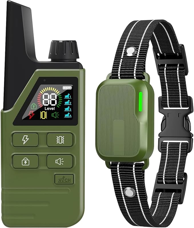 Dog Shock Collar with Remote Control (Latest Model) - 4200FT Dog Training Collar, Dog Shock Collar, Bark Collar - Shock Collar for Dogs for Small, Medium, Large Dogs