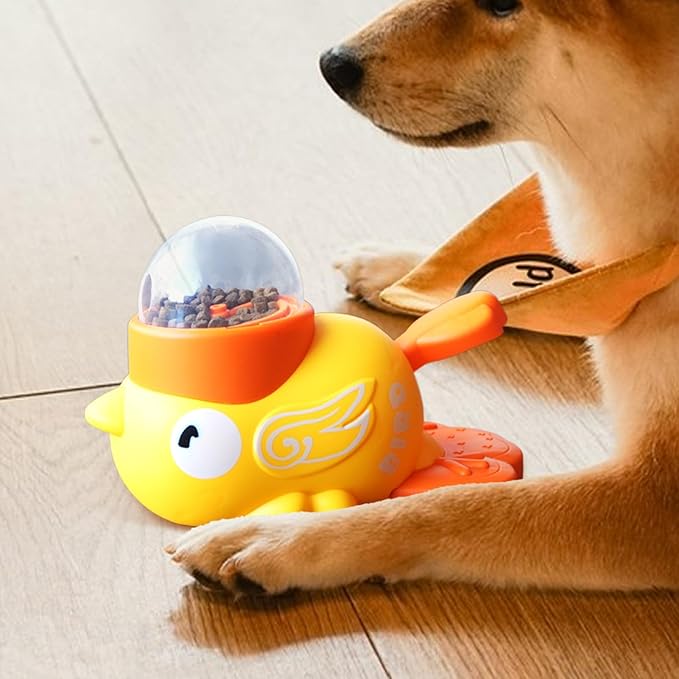 Dog Treat Dispenser Toy,Puzzle Slow Feeder | Pet Food Bowl Cat Treat Dispenser,for Puppy Kitten Small Medium Breed Training Boredom Travel Home Indoor