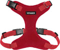 Voyager Step-in Pet Harness - All Weather Mesh, Adjustable Step in Harness for Cats and Dogs by Best Pet Supplies - Red, M