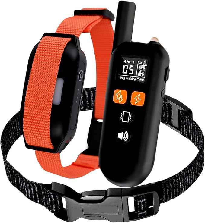 Dog Collar 3300ft– IPX7 Dog Training Collar with Remote for Large, Medium and Small Dogs Shock Collar with Light for Night Walk, Adjustable Beep, Vibration and Shock Mode