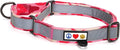 Pawtitas Martingale Dog Collar Puppy Collar Reflective Dog Collar Training Dog Collar Behavioral Dog Collar Medium Dog Collar Camouflage Pink Dog Collar