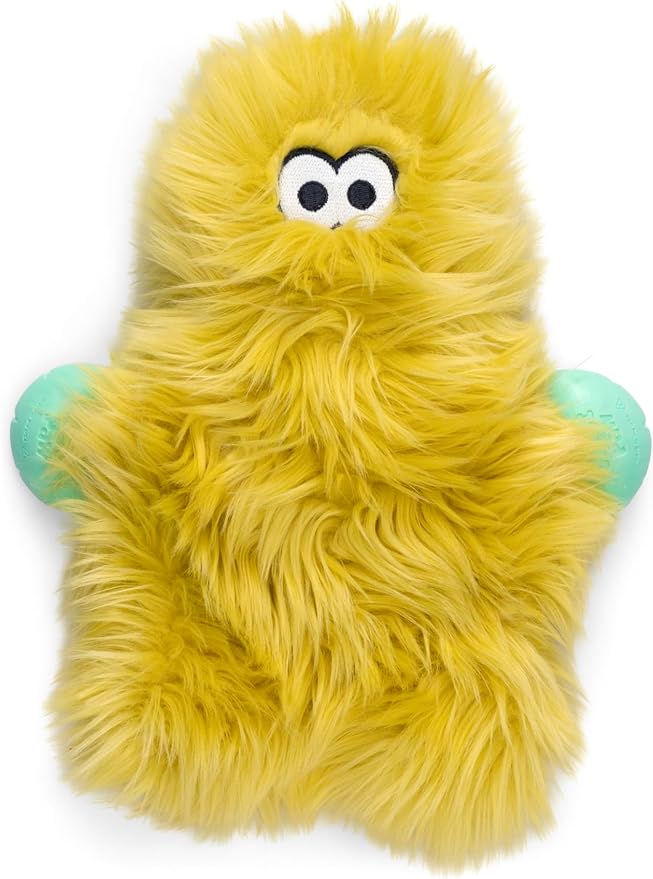 WEST PAW Rowdies Olaf Durable Plush Dog Toy with Reinforced HardyTex Fabric Hand Sewn Seams and Engaging Squeaker for Chewers and Cuddlers - Citrus