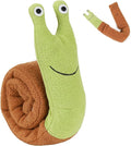 Dog Toys Plush with Squeaky & Treat Hiding Features - Mental Stimulation Enrichment Toy for Large Breed Dogs - Machine Washable Slow Feeder to Keep Dogs Busy，Snail Snuffle