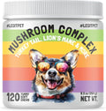 Mushroom Complex Treats for Dogs with Reishi, Shiitake, and Turkey Tail Mushrooms for Cognition and Immune Boosting Supports Digestive Health and Reduces Inflammation DHA EPA Turmeric Kelp (120pcs)