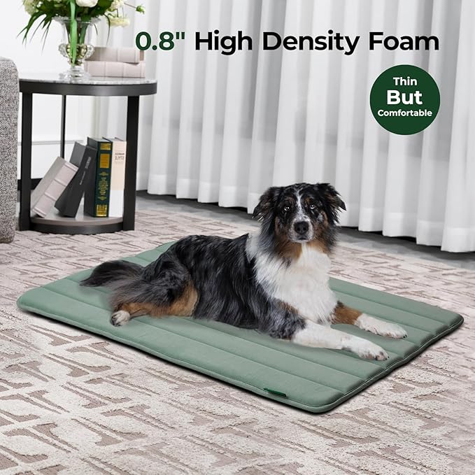 BALANCE Dog Crate Pad, Dog Foam Crate Mat Kennel Pad, Washable Water-Resistant Pet Bed Flat Dogs Cage Mat for X-Large Dogs