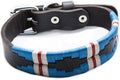 Gaucho Goods Soft Leather Dog Collar - The Pacific (S)