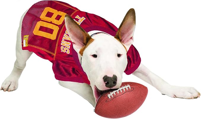Pets First NCAA College USC Trojans Mesh Jersey for DOGS & CATS, X-Large. Licensed Dog Jersey with your Favorite Football/Basketball College Team