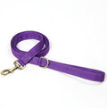 Organic Cotton Dog Leash for Small,Medium and Large Breed,Brass Hardware Pet Leash for Walking,Running and Training 6FT