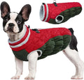 FUAMEY Dog Coat for Medium Dogs,Waterproof Dog Winter Jacket with Harness Built in Puppy Cold Weather Coats Reflective Pet Vest with Zipper Warm Fleece Dogs Snowsuit Windproof M