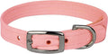 Susan Lanci Designs Ultrasuede Premium Dog Collar, Puppy Pink, XX-Small