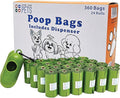 Level One Pets Pet Poop Leak Proof Waste Bags with Dispenser and Leash Clip, Lavender Scented, 9" x 13" Large Size Bags (360)