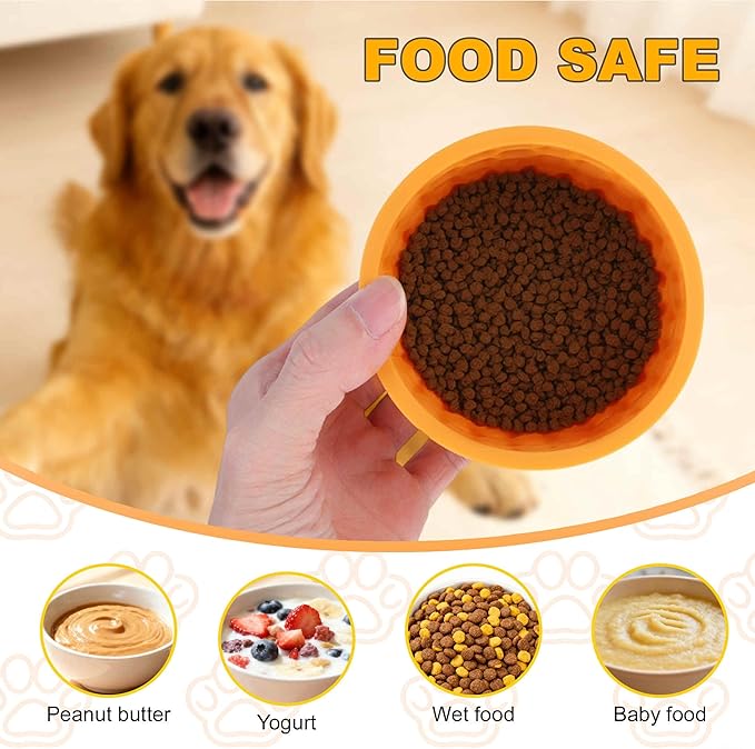 Treat Dispensing Dog Toy, Interactive Puzzle Feeder, Stuffable Chew Toy for Boredom, Enrichment Frozen Treat Dispenser, Yellow, Large