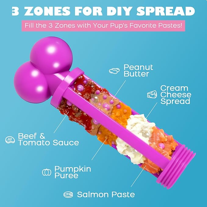 Dog Chew Toys for Aggressive Chewers: Indestructible Dog Toy for Large Dogs to Keep Them Busy & Reduce Boredom, Tough Dog Toys for Medium & Large Breed, Bacon Flavor, Durable Nylon