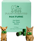 Dog Poop Bags – 270 Count Value Pack, Extra-Thick 18 Micron, Leak-Resistant, Strong & Durable for Dogs & Cats, Light Baby Powder Scent – PAWTHENTIC NATURE