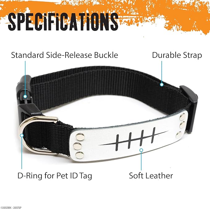 Naruto Dog Collar for Large Dogs, Medium, Small, XS Puppy Collars: Officially Licensed Naruto Shippuden Anime Dog Collar Pet Accessories, Naruto Gifts for Boy or Girl Dog (Black, Rogue Rain, Medium)