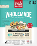 The Honest Kitchen Human Grade Wholemade™ Dehydrated Grain Free Fish Dog Food - Complete & Balanced Meal or Topper - 10 lb Box