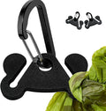 Dog Poop Bag Holder for Waste Bags Dispenser Leash Pet Waste Bag Carrier Hand Free Walking Holder,2PCS Black Holders