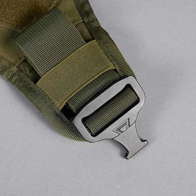 Tactical Dog Vest Harness (OD Green, Medium)