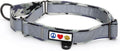 Pawtitas Personalized Dog Collar Martingale Dog Collar with Name Phone Number Reflective Martingale Dog Collar Customized Collar for Large Dogs | Camo Gray Custom Dog Collars for Large Dogs