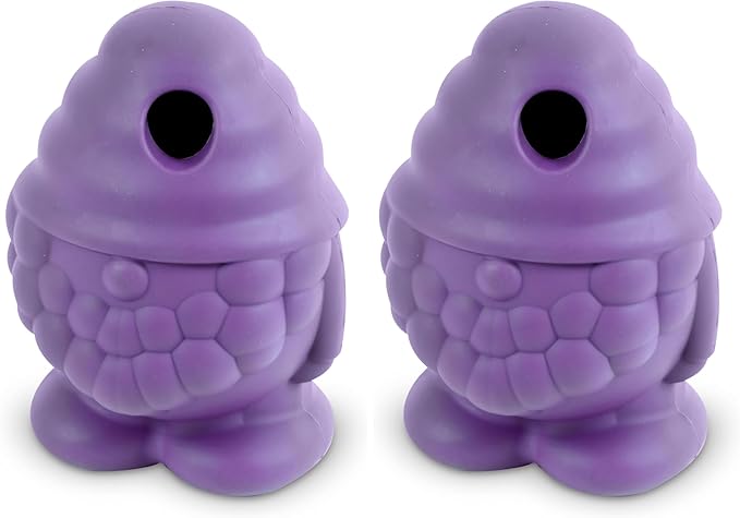Brightkins Tough & Tumble Treat Dispenser Large Gnome - BPA Free Enrichment Treat Dispensing Dog Toy for Aggressive Play (Pack of 2)