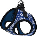 Bark Appeal Blue Hibiscus Step-in Dog Harness for X-Large to 2X-Large Pets – Updated Sizing, Re-Measuring is Essential – Soft Vest Harness – Anti-Choke with Adjustable Strap & Heavy Duty Clip – XXL