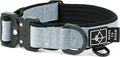 MADE TO ROAM Comfort Collar - Adjustable Nylon Dog Collar with Soft Comfortable Padding, Light Aviation Aluminum Metal Buckle for Small, Medium and Large Dogs (Alaska Daybreak, Size 3)