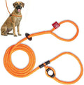 Harness Lead No Pull Dog Harness and Leash Set, Anti Pull Dog Harness, One-Piece Cushioned Rope Safely Prevents Escaping and Pulling *New Insert is Removable (Extra Large,Orange/Reflective)