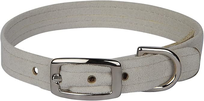 Susan Lanci Designs Ultrasuede Premium Dog Collar, Doe, X-Large