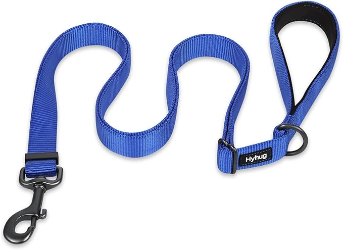 Hyhug Pets Premium Upgraded Adjustable Between 4 Feet and 6 Feet Leash with Sturdy Nylon and Super Soft Neoprene Lined Handle for Small Medium Large Dogs Lead
