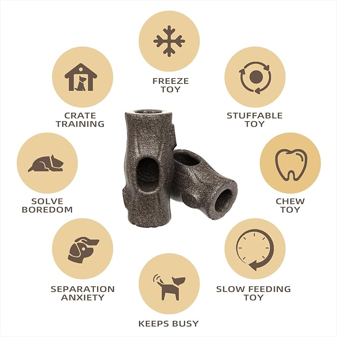 Interactive Dog Chew Toy to Keep Your Aggressive Dogs Distracted Long Lasting, Safe and Low Mess Design Dog Toys for Large Dogs 25-75 lbs,with Free Treat Mold