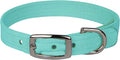 Susan Lanci Designs Ultrasuede Premium Dog Collar, Tiffi Blue, Teacup