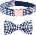 ARING PET Bowtie Dog Collar Adjustable Collars with Bow Tie for Dogs Small Medium Large