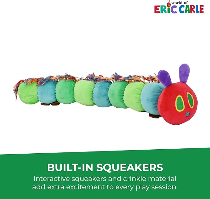Multipet Very Hungry Caterpillar 18" Plush Dog Toy