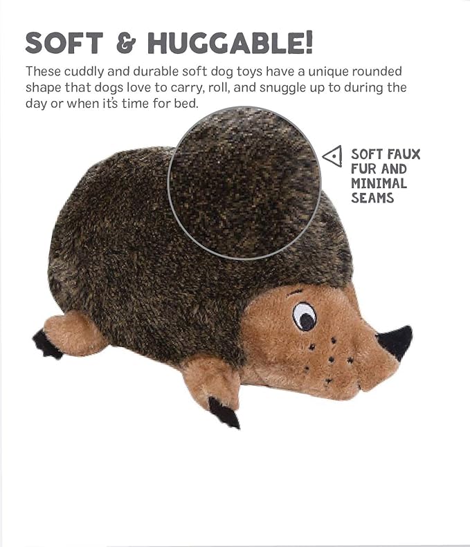Outward Hound Hide A Squirrel Plush Dog Toy Puzzle, XL, Hedgehogz Plush Dog Toy, Medium