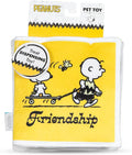 Peanuts for Pets Interactive Crinkle Friendship Comic Book Toy with Squeakers and Treat Pockets for Mental Stimulation, Snuffle Mat Dog Toy, 6x6” to 18”
