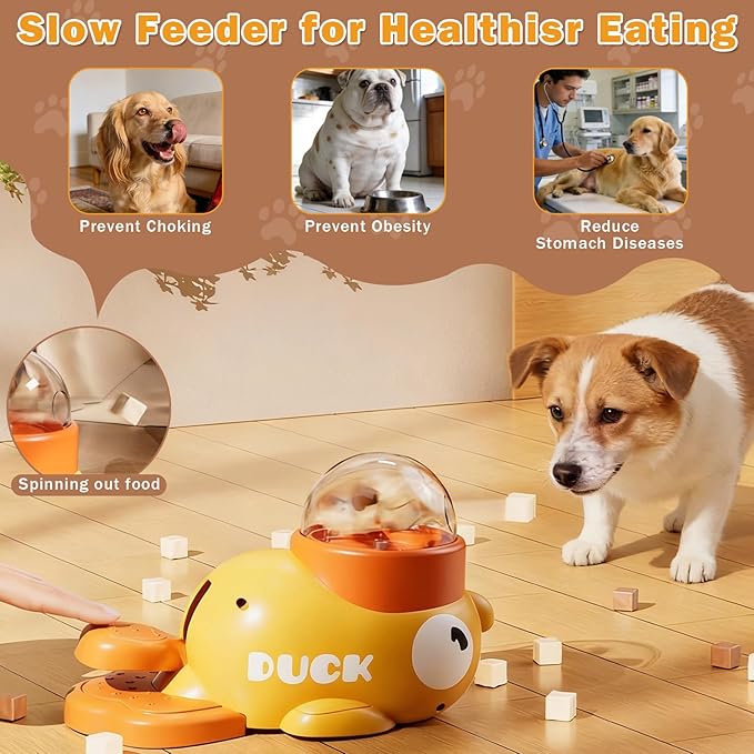 Whale-Shaped Dog Treat Dispenser - Interactive Dog Toys for Mental Stimulation, Slow Feeder Puzzle Toy for Small Medium Dogs & Cats, IQ Training Food Dispenser to Reduce Bloating & Boredom (Blue)