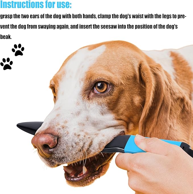 2 Pcs Dog Break Stick Dog Sticks Nylon Dog Chew Sticks Pet Mouth Training Stick Toys for German Shepherd Strong Medium Large Dogs, Blue
