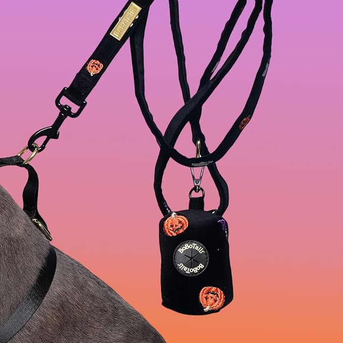 Dog Poop Bag Holder with Clip, Stylish Doggy Waste Bag Dispenser for Dog Leash, Durable Portable Poop Bag Carrier No Include Poop Bag Inside