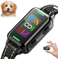 Dog Bark Collar, Bark Collars for Large Medium Small Dogs, Rechargeable Training Collar with 4 Barking Training Modes & 8 Level Sensitivity Adjustable Beep Vibration