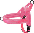 Didog No Pull Dog Harness with Soft Flannel Padded,Reflective & Quick Fit Light Weight Dog Strap Vest Harness,Easy for Walking Training for Small & Medium and Large Dogs(Pink,S)