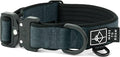MADE TO ROAM Comfort Collar - Adjustable Nylon Dog Collar with Soft Comfortable Padding, Light Aviation Aluminum Metal Buckle for Small, Medium and Large Dogs (Colorado Nightsky, Size 4)