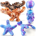 5 Pack Dog Toys for Aggressive Chewers, Indestructible Dog Chew Toys Bundle for Large & Medium Dogs, Durable Nylon Dog Toys with Bacon Flavor for Heavy Chewers, Reduce Boredom & Support Denta
