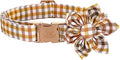 Elegant little tail Flower Dog Collar for Female or Male Dogs, Fall Pet Collar Adjustable Dog Collars with Flower Gift for Medium Dogs