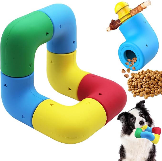 Dog Puzzle Toys for Smart Dogs, Puzzle Interactive Dog Toys, Pupp Brain StimulatingToy for Bored Dogs, Christmas Dog Toys (6 Pieces)