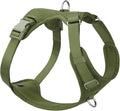 No Pull Dog Harness for Small Medium Large Dogs - Adjustable 2 Layer Mesh Dog Vest with Dual Clip, Escape Proof, Quick Release, Lightweight Breathable Mesh for Walking Hiking (Misty Green,XL)