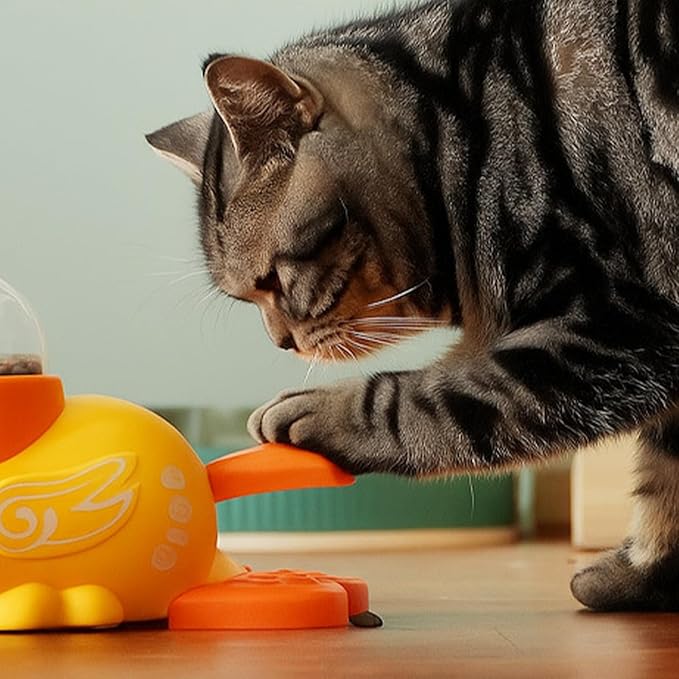 Dog Treat Dispenser Toy,Puzzle Slow Feeder | Pet Food Bowl Cat Treat Dispenser,for Puppy Kitten Small Medium Breed Training Boredom Travel Home Indoor