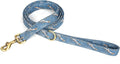 Organic Cotton Dog Leash for Small,Medium and Large Breed,Brass Hardware Pet Leash for Walking,Running and Training 6FT