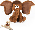 Interactive Plush Dog Squeaky Toys Fun Puppy Toy with Crinkle Paper for Interactive Chew and Play Beat Boredom with This Dog Puzzle Toy for Small Medium Large Dogs