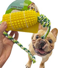 Dog Chew Toys for Aggressive Chewers, Indestructible Tough Durable Squeaky Interactive Dog Toys, Puppy Teeth Chew Corn Stick Toy for Small Meduium Large Breed